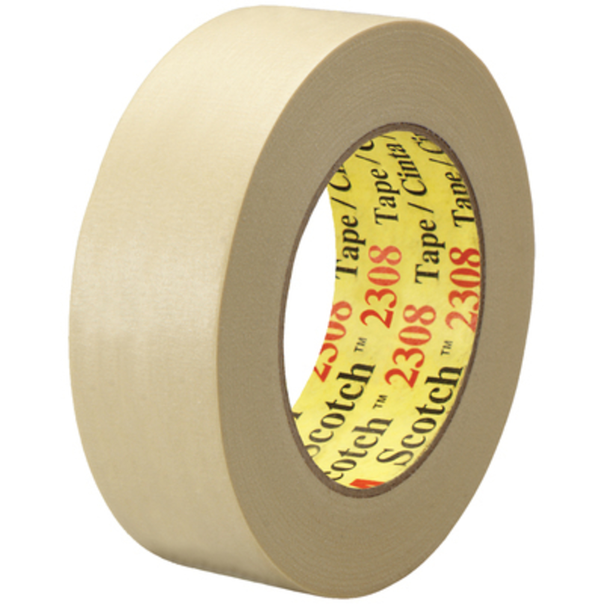 Scotch, 1 1/2in. x 60 yds. 3M 2308 Masking Tape 24/CS, Model# T9362308